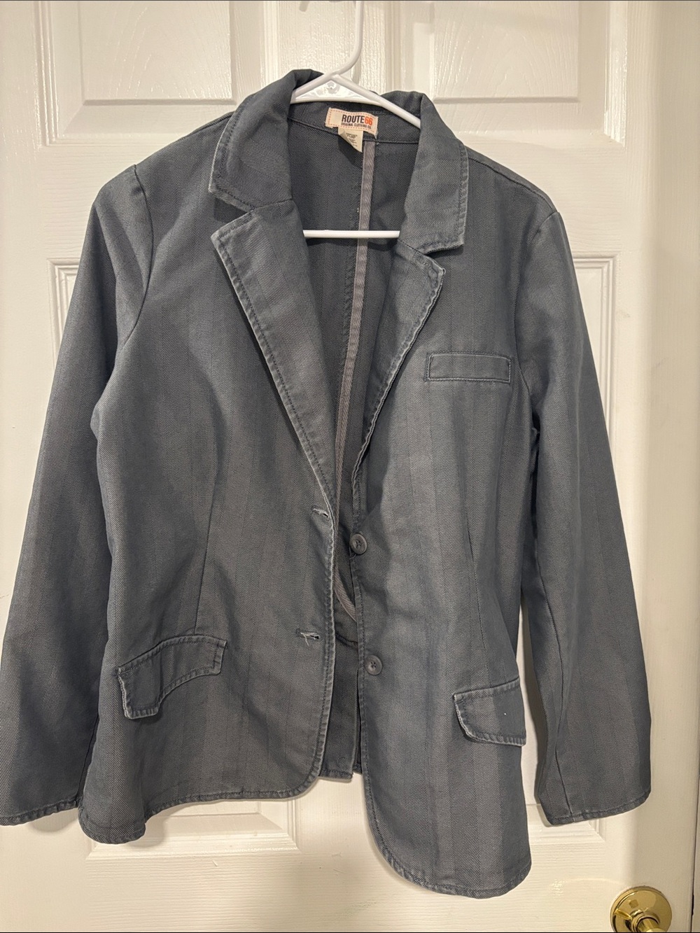 Route 66 Women's Gray Blazer Jacket